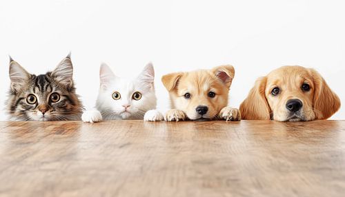 Glurende honden en katten