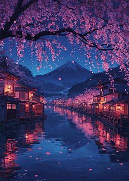 Rustige berg Fuji Japans