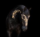 Gold-Fries-Pferd von Kim van Beveren Miniaturansicht