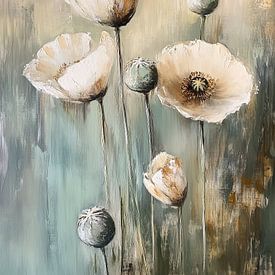 Mohn im Licht von Bianca ter Riet