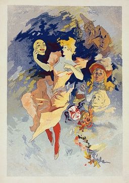 Jules Chéret - La Comédie (1900) sur Peter Balan