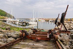 Hafen in Lohme auf der Insel Rügen
