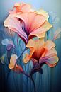 Bloemen abstract van Bert Nijholt thumbnail