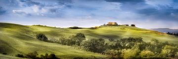 Green Panorama Hilly landscape in Tuscany by Voss Fine Art Fotografie