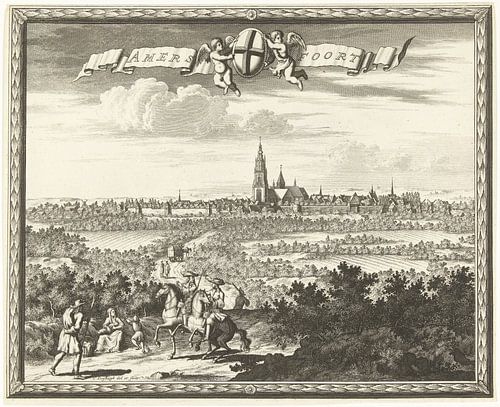 Gezicht op Amersfoort, Thomas Doesburgh, 1692 - 1714