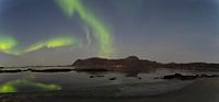 Northern Lights Panorama Lofoten