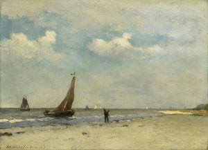 Beach Scene, Johan Hendrik Weissenbruch