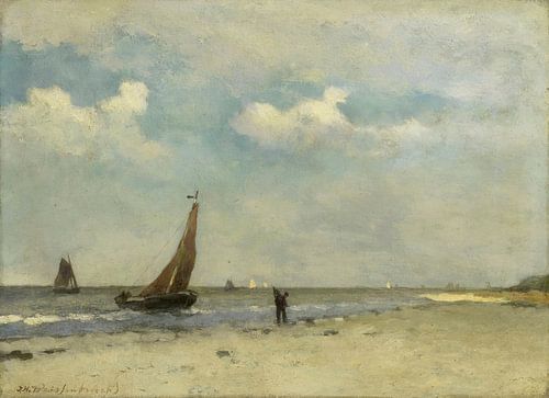 Strandscène, Johan Hendrik Weissenbruch