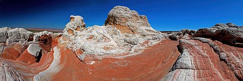 Les White Pocket Buttes en Arizona (États-Unis)