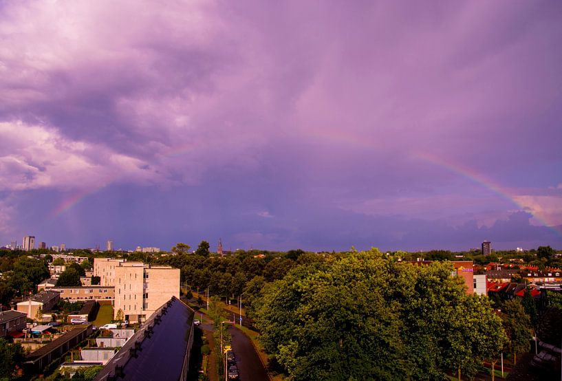 Regenbogen über Eindhoven von FotoGraaG Hanneke