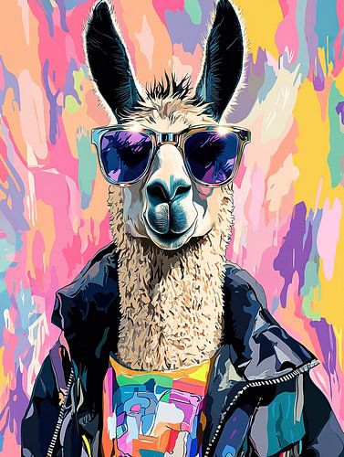 Colourful Lawa | Cheerful Lawa With Stylish Glasses