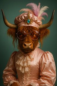 Modeporträt eines stilvollen Highlanders