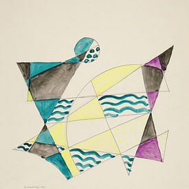 Abstraction Based on Sails, II (1921) by David Kakabadze by Peter Balan