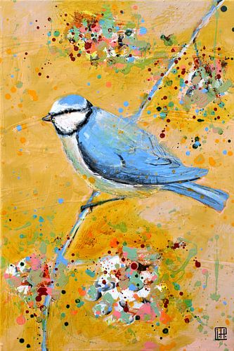 Garden bird van Atelier Paint-Ing