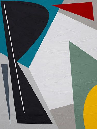 ABSTRACTE GEOMETRISCHE KUNST IN MODERNE KLEUREN