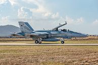 RAAF McDonnell Douglas F/A-18B Hornet. van Jaap van den Berg thumbnail