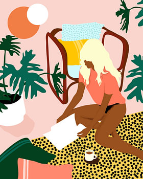 Chic Reading Corner