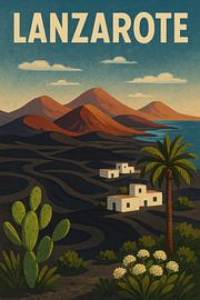 Lanzarote von Poster Art Shop