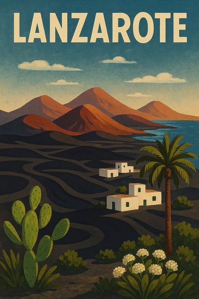 Lanzarote von Poster Art Shop