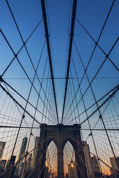 New York - Brooklyn Bridge III by Walljar