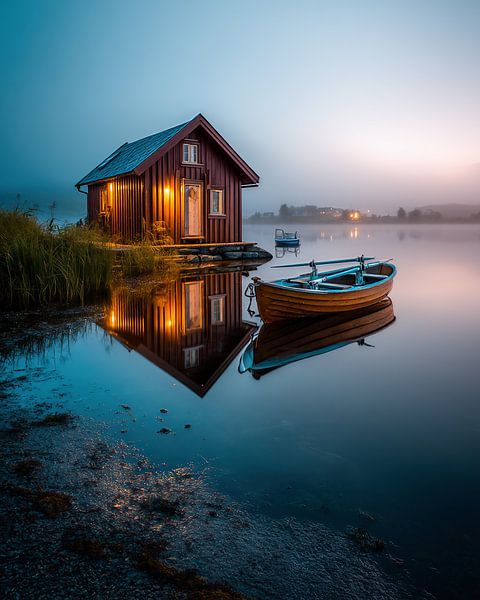 Magie der Dämmerung von fernlichtsicht