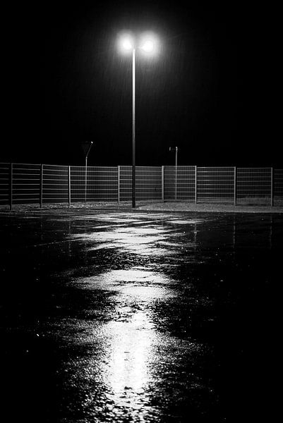 A rainy parking lot by Norbert Sülzner