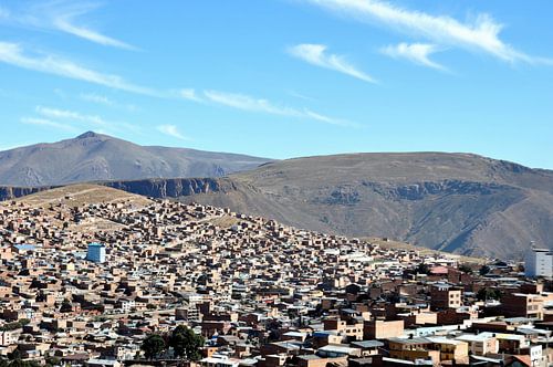 De pracht van Potosí van bovenaf