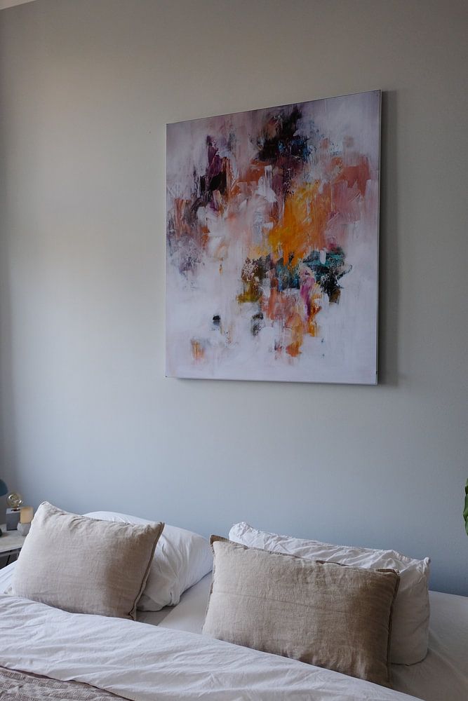 Lila Wolken  von MK Abstrakt 