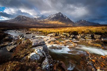 River Coupall, Scotland by Ton Drijfhamer