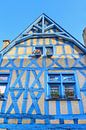 Blauw huis in Frankrijk van Dennis van de Water thumbnail