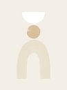 Ausgleichende Formen NO.3 | Beige von Bohomadic Studio Miniaturansicht