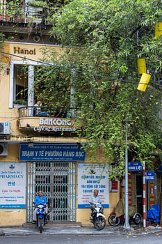 Straßenszene Altstadt von Hanoi