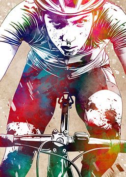 Fietsen #wielrennen #sport #fiets van JBJart Justyna Jaszke