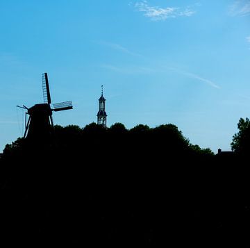 Silhouette of Spijk