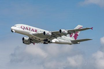 Airbus A380 van Qatar Airways. van Jaap van den Berg