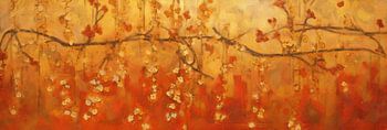 Scène de fleurs d'automne