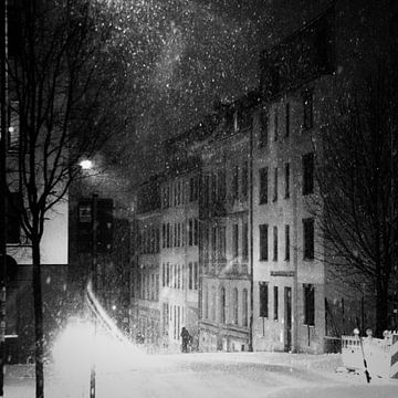 Snowstorm Street van Dorit Fuhg