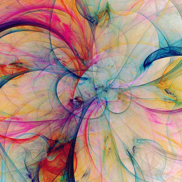 rainbow flower by Georgia Chagas