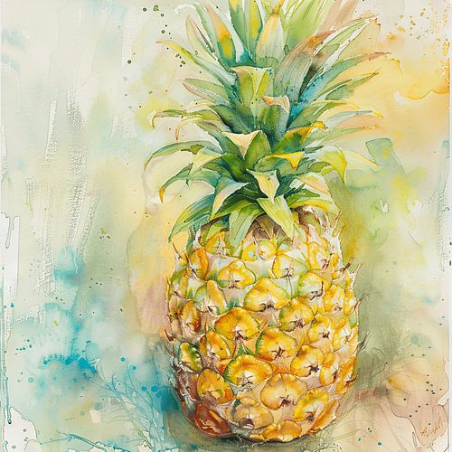 Aquarel ananas