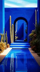 Oasis de tranquillité bleue