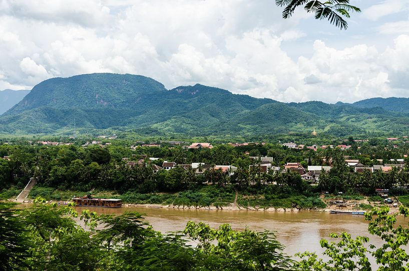 Uitzicht op Luang Prabang von Eline Willekens