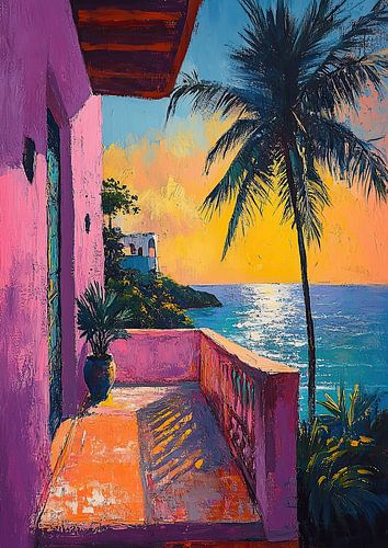 Matisse geïnspireerd Middellandse Zee Zeezicht Fauvisme