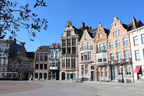 Historic Main Square, Dendermonde, Belgium