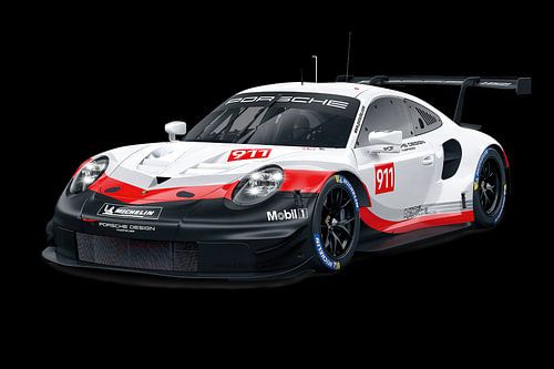 Porsche 911 RSR sports car by Gert Hilbink