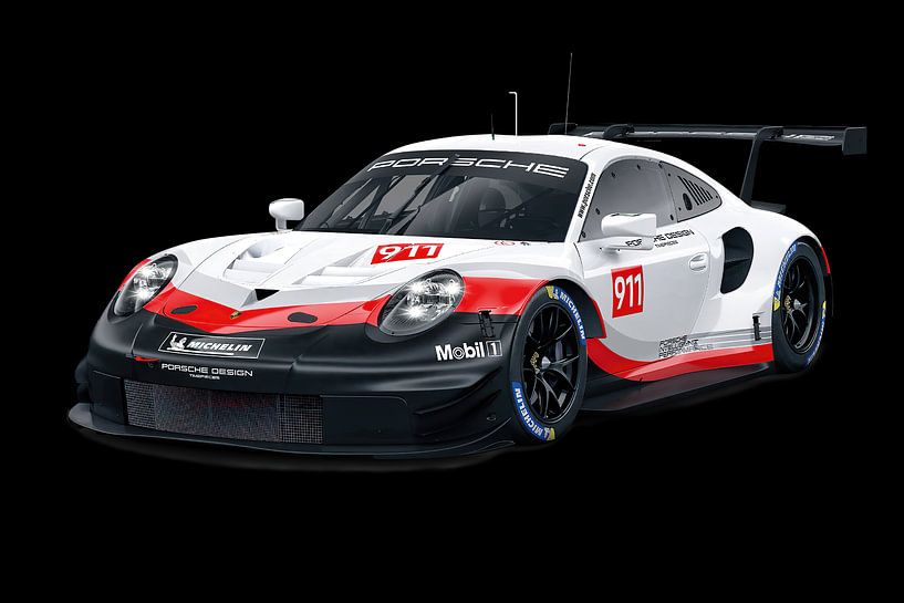 Porsche 911 RSR sports car by Gert Hilbink