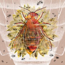 Sauvez les abeilles ! art numérique sur Bianca Wisseloo