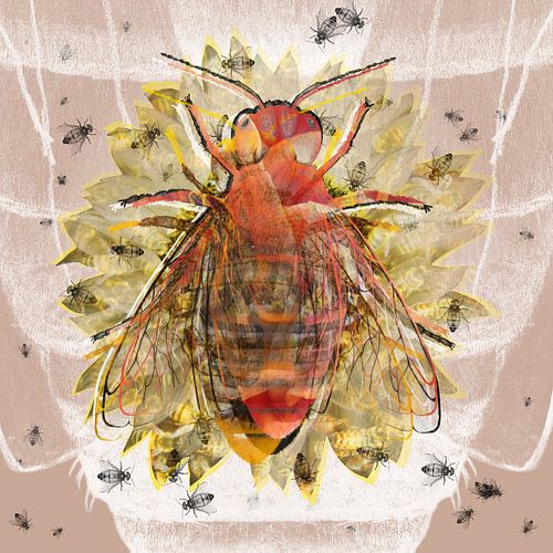 Save the bees! digitale kunst