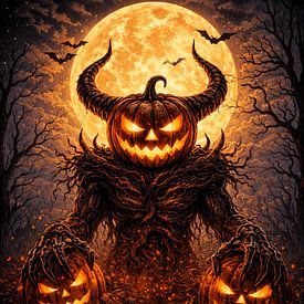 Kürbis-Dämon der Mitternachtsernte von Bocil Kespleng