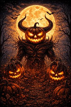 Kürbis-Dämon der Mitternachtsernte