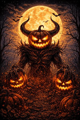 Kürbis-Dämon der Mitternachtsernte